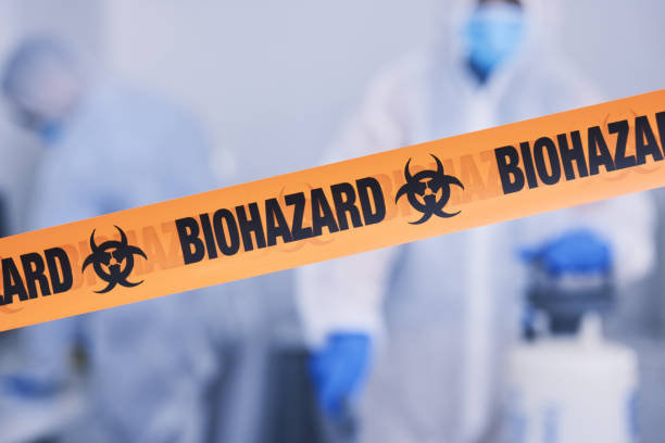 Professional Biohazard Cleanup technician working in Hudson, IA